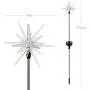 Exhart Solar Star Garden Light Stake – Crystal Star Metal Garden Stake w/Solar Panel, Acrylic Outdoor Crystal Décor, Garden Décor, Crystal Star Stake – Led Accent Lights for Yard/Garden/Patio 6 x 6 x Exhart Solar Star Garden Light Stake – Crystal Star Metal Garden Stake w/Solar Panel, Acrylic Outdoor Crystal Décor, Garden Décor, Crystal Star Stake – Led Accent Lights for Yard/Garden/Patio 6 x 6 x