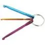 2 Set Mini Keychain Aluminum Crochet Hooks Knitting Needles with 2 Pieces Metal Swivel D Ring Lobster Claw Clasps Mini Crochet Hooks with Keychain for DIY Weave Yarn 3 Sizes (3mm, 4mm, 5mm) 2 Set Mini Keychain Aluminum Crochet Hooks Knitting Needles with 2 Pieces Metal Swivel D Ring Lobster Claw Clasps Mini Crochet Hooks with Keychain for DIY Weave Yarn 3 Sizes (3mm, 4mm, 5mm)