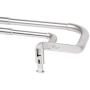 Umbra Twilight Double Curtain Rod Set – Wrap Around Design is Ideal for Blackout or Room Darkening Panels, 88-144 Inch (224-366cm), Nickel