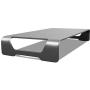 Mount-It! Aluminum Monitor Stand for iMac - Wide Unibody Monitor Riser - Metal Monitor Stand Desktop Organizer with Keyboard Storage - Universal Desktop Monitor Riser for PC, iMac, MacBook, Laptop