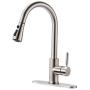 Kitchen Faucet, Kitchen Sink Faucet, Sink Faucet, Pull-Down Kitchen Faucets, Bar Kitchen Faucet, Brushed Nickel, Stainless Steel, RULIA PB1020 Kitchen Faucet, Kitchen Sink Faucet, Sink Faucet, Pull-Down Kitchen Faucets, Bar Kitchen Faucet, Brushed Nickel, Stainless Steel, RULIA PB1020