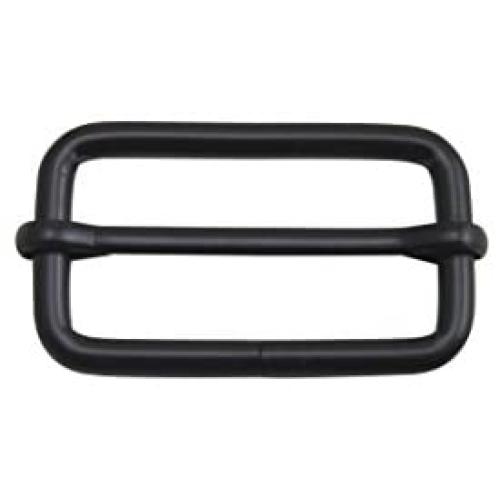 Wuuycoky Black 1.5'' Inner Length Metal Sliding Bar Tri-Glides Wire-Formed Roller Pin Buckles Slider Pack of 10