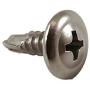 410 Stainless #8 x 1/2'' Wafer Head Philips Self Drilling Sheet Metal Tek Screws, (1/2'' to 1-5/8'' Length in Listing), 100 Pieces, Modified Truss Head Self Driller (#8 x 1/2 inch) 410 Stainless #8 x 1/2'' Wafer Head Philips Self Drilling Sheet Metal Tek Screws, (1/2'' to 1-5/8'' Length in Listing), 100 Pieces, Modified Truss Head Self Driller (#8 x 1/2 inch)