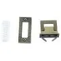 Meprotal 4 Sets Square Clasp Turn Lock Metal Clutches Closure Purse Lock Decorative Hardware for DIY Handbag Shoulder Bag with Install Parts Bronze