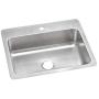 Elkay DSESR127221 Dayton Single Bowl Dual Mount Stainless Steel Sink
