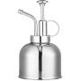 Ovida 10oz/300ml Metal Watering Can, Plant Spray Bottle, Stainless Steel Watering Pot, Outdoor Indoor Gardening Plant Water Can with Top Pump(Silver)