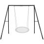 IKARE Heavy Duty Metal Swing Frame，Extra Large Swing Stand for Kids and Adults, Supports up to 440 LBS, Fits for Most Swings, Great for Indoor and Outdoor Activities, Garden, Backyard, Playground