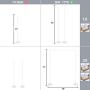 NW 1776 2-Pack 5.25 Ft Balloon column base/Simple arch/Wedding decorations Event party supplies
