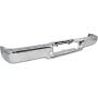 MBI AUTO - Chrome, Steel Rear Step Bumper Face Bar for 2004 2005 2006 Ford F150 Pickup 04 05 06, FO1102349