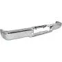 MBI AUTO - Chrome, Steel Rear Step Bumper Face Bar for 2004 2005 2006 Ford F150 Pickup 04 05 06, FO1102349