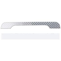 DAPENGNIAO Metal Decoration Tailgate Top Anti-Skate Board Reflector Decorative Strip Suitable for RC Crawler Traxxas TRX4 TRX-4 Defender Accessories (Color : Silver)