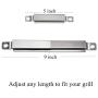 Zljoint 4 Pack Heat Plate,4Pack Grill Burners and 3Pack Crossver Tube Replacement Parts for Charbroil 463436215 463436213,Thermos 466360113 Gas Gril, G432-Y700-W1, G432-0096-W1