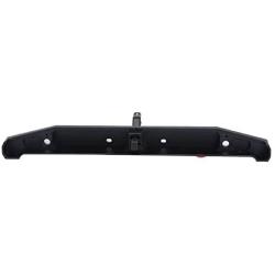 Tbest RC Car Rear Bumper, RC Crawler Metal Rear Bumper with LED Lights for Traxxas TRX4 SCX10II 90046 Car Part