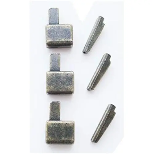 3 Sets #12 Metal Zipper Retainer Box and Insertion Pin,Zipper Bottom Stopper Sliders Repair Kit,Replace Broken Separating Zippers Kit (Bronze) 3 Sets #12 Metal Zipper Retainer Box and Insertion Pin,Zipper Bottom Stopper Sliders Repair Kit,Replace Broken Separating Zippers Kit (Bronze)