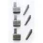 3 Sets #12 Metal Zipper Retainer Box and Insertion Pin,Zipper Bottom Stopper Sliders Repair Kit,Replace Broken Separating Zippers Kit (Bronze) 3 Sets #12 Metal Zipper Retainer Box and Insertion Pin,Zipper Bottom Stopper Sliders Repair Kit,Replace Broken Separating Zippers Kit (Bronze)