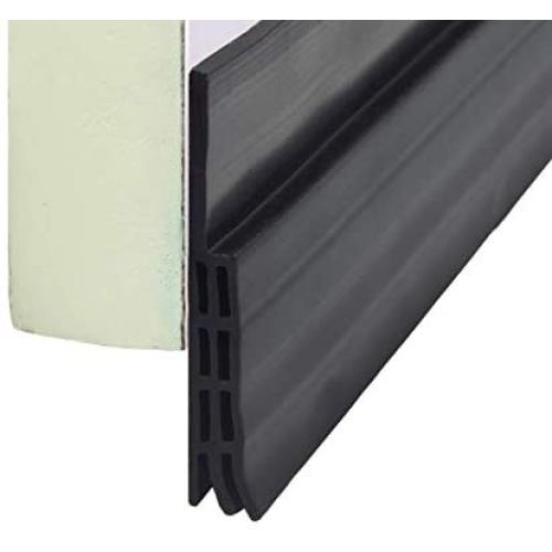 VITAM AMO Door Sweep, Door Draft Stopper, Weather Stripping No Tools Required 2'' Width x 39'' Length Easy Cut to Size (Seal Door Bottom-Black) VITAM AMO Door Sweep, Door Draft Stopper, Weather Stripping No Tools Required 2'' Width x 39'' Length Easy Cut to Size (Seal Door Bottom-Black)