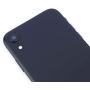 Group Vertical Replacement Back Glass Midframe Housing Full Assembly Compatible with Apple iPhone XR (A1984, A2105, A2106, A2108) (6.1'') (Black)