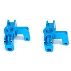 Ctzrzyt for 1:14 144001 RC Car Upgrade Parts Metal Steering Swing Arm Base C Rear Hub Seat Servo Pull Rod,Blue