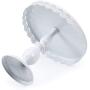 VILAVITA Set of 3 Cake Stands Round Cupcake Stands Metal Dessert Display Cake Stand, White