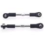 JVSISM 2Pcs 8124 Metal 75-85mm Steering Rod for 1/8 Zd Racing 9116 9020 9072 9071 9203 08425 08426 08427 08428 Rc Car Parts