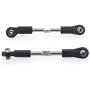 JVSISM 2Pcs 8124 Metal 75-85mm Steering Rod for 1/8 Zd Racing 9116 9020 9072 9071 9203 08425 08426 08427 08428 Rc Car Parts