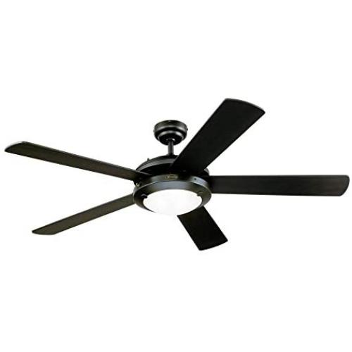 Westinghouse Lighting 7224200 Comet Indoor Ceiling Fan with Light, Matte Black Westinghouse Lighting 7224200 Comet Indoor Ceiling Fan with Light, Matte Black