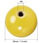 uxcell Joystick Ball Top Handle Rocker Round Head Arcade Fighting Game DIY Parts Replacement Yellow