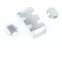 LCX Racing 1/24th RC Crawler Car Stainless Steel Skid Plate Axle Guard Protector, Skid Plate Armor & Axle Guard for Axial SCX24 90081