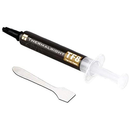 Thermalright TF8 Thermal Compound Paste 13.8 W/mK, Carbon Based High Performance, Heatsink Paste, CPU for All Coolers, Interface Material, 2 Grams with Tool