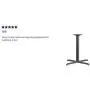 Flash Furniture 30 x 30 Restaurant Table X-Base with 3 Dia. Table Height Column Flash Furniture 30 x 30 Restaurant Table X-Base with 3 Dia. Table Height Column