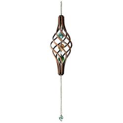 Bits and Pieces - Copper Toned Wind Ornament - Unique Outdoor Lawn and Garden Décor - Weather-Resistant Metal Wind Sculpture Wind Spinner