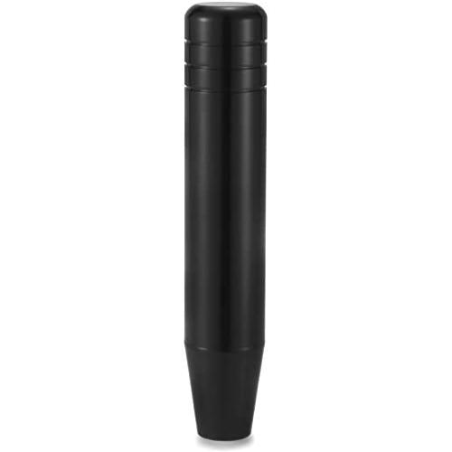 Lunsom Aluminum Alloy Shifter Knob Long Weighted Gear Stick Lever Shift Head Car Metal Shifting Handle with Adapters Fit Most Automatic Manual Transmission Vehicle(Black)