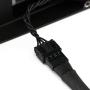 CRJ Male Mini 4-Pin GPU Fan to Female 4-Pin PWM All Black Sleeved Adapter Cable