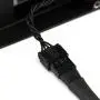 CRJ Male Mini 4-Pin GPU Fan to Female 4-Pin PWM All Black Sleeved Adapter Cable