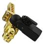 Ky-RC Simulation Climbing Parts Metal Skull Trailer Hook Connector Split Design for scx10 scx10 ii scx10 iii 90046 trx4 1/10 RC Car (Golden)