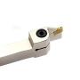 OSCARBIDE 1/2'' Heavy Duty Indexable Grooving Parting Holder Nickel Plated QA08R-20 Right -Hand Lathe Cut Off Tool with Carbide Insert GTN-2, 1 Piece