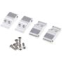 dailymall 4X Metal Shock Mount Lift Kit for WPL C14,C24 MN D90 Shock Absorber Extender