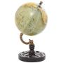 Deco 79 Wood Metal PVC Globe 5'' W, 9'' H-94436, 5'' x 9'', Green