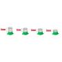 Mcbazel 31 in 1 Metal Magnetic Alloy Analog Custom Tuning ABXY Thumbstick Set with Tools for PS4 Dualshock 4 Controller