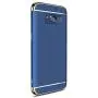 Galaxy S8 Case, 3 in 1 Hybrid Hard Plastic Case Ultra Thin and Slim Anti-Scratch Matte Finish Back Cover for Samsung Galaxy S8 (5.8)(2017) - Blue