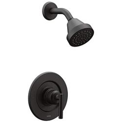 Moen T2902EPBL Gibson Posi-Temp Pressure Balancing Eco-Performance Modern Shower Only Trim Valve Required, Matte Black