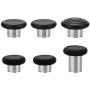 6 in 1 Elite Series 2(Model 1797) Metal Mod Swap Thumbsticks Joysticks, Magnetic Analog Stick Grips Replacement Parts for Xbox One Elite Controller Series 2 (Black)