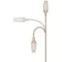 Amazon Basics Double Braided Nylon USB-C to USB-A 2.0 Fast Charging Cable, 3A - 1-Foot, Gold Amazon Basics Double Braided Nylon USB-C to USB-A 2.0 Fast Charging Cable, 3A - 1-Foot, Gold