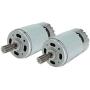 2 Pcs 550 40000RPM Electric Motor High Speed RS550 12V Motor Gearbox Accessories for Power Wheels Children Ride On Car Replacement Parts