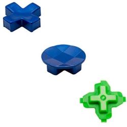 Elite Series 2 Accessories Kit, 2 Pcs Interchangeable Metal D-Pads with 1 Adjustment Tool, Perfect for Xbox One Elite Series 2 Controller (Blue)