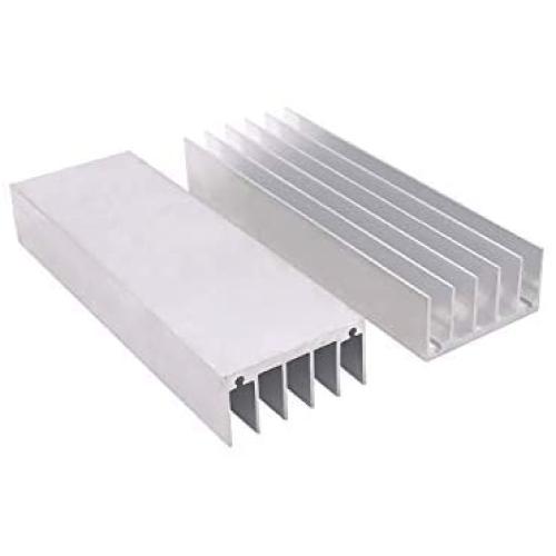 Awxlumv Aluminum Chipset Heat Sink 120 x 40 x 20 mm / 4.72 x 1.57x 0.79 inch Diffusion Cooling Fin Comb Heatsink Cooler 2Pcs