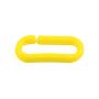 Houseables Plastic Chain, Safety Barrier, 124 Foot, 2'' Links, Light Weight, UV Protected, Accessory for Crowd Control, Queue Line, Decoration, Chains Link Fence (Yellow)