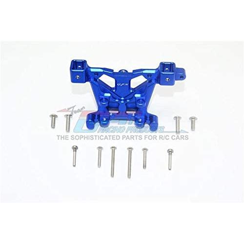 GPM for Traxxas E-Revo 2.0 VXL Brushless (86086-4) Upgrade Parts Aluminum Rear Body Post Mount - 1Pc Set Blue