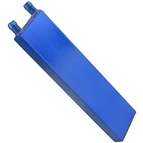 BXQINLENX Aluminum Water Cooling Block for CPU Graphics Radiator Heatsink 41.5X 162X12mm Blue