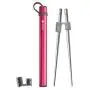 Kids Chopstick with Training holders|Square Travel Chopsticks| Strong & Lightweight, only 6.7''/171mm Long Titanium Chopsticks comes with Beautiful Aluminium Cases & Holders (Red) Kids Chopstick with Training holders|Square Travel Chopsticks| Strong & Lightweight, only 6.7''/171mm Long Titanium Chopsticks comes with Beautiful Aluminium Cases & Holders (Red)